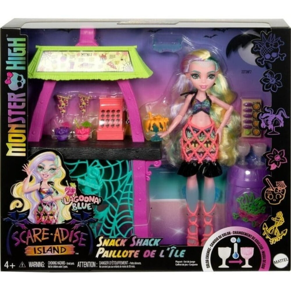 Monster high Lagoona Blue Snack Shack Scare-Adise Island